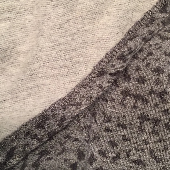 Soft Joie Asymmetric Sweater in Grey Leopard 🐆 - Picture 6 of 8